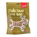 Delicious Delicious Pet food無敵小寵 狗零食 雪花純雞肉粒 訓犬零食 精裝400g 400g 犬用 正面圖