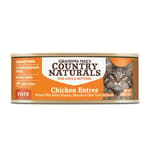 Country Country Naturals 貓罐頭 無添加無穀物肉泥系列 走地雞配方 2.8oz 80g 8oz  正面圖