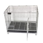 Solidpet蘇力 Solidpet蘇力 寵物籠 貓籠狗籠 鋼枝籠 格仔底網款 2尺   正面圖