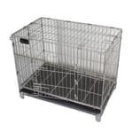 Solidpet蘇力 Solidpet蘇力 寵物籠 貓籠狗籠 鋼枝籠 格仔底網款 2尺半   正面圖