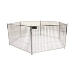 Solidpet蘇力 Solidpet蘇力 寵物籠 貓籠狗籠 不鏽鋼方通圍欄 小號   正面圖