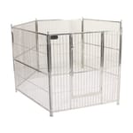 Solidpet蘇力 Solidpet蘇力 寵物籠 貓籠狗籠 不鏽鋼方通圍欄 大號   正面圖