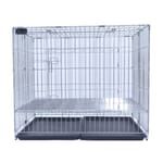 Solidpet蘇力 Solidpet蘇力 寵物籠 貓籠狗籠 鋼枝籠 三尺x三尺   正面圖