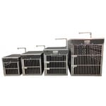 Solidpet蘇力 Solidpet蘇力 寵物籠 貓籠狗籠 ABS板固定飛機籠 無輪款 二號   正面圖