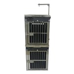 Solidpet蘇力 Solidpet蘇力 寵物籠 貓籠狗籠 ABS板固定飛機籠組合 無輪款 一號   正面圖