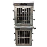 Solidpet蘇力 Solidpet蘇力 寵物籠 貓籠狗籠 ABS板折疊飛機籠組合 無輪款 三號   正面圖