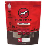 PURPOSE PURPOSE 狗糧 凍乾脫水生肉 單一蛋白 牛肉 14oz 14oz  正面圖