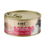AIME AIME Kitchen 貓罐頭 無穀物營養貓罐 啖啖肉補水系列 吞拿魚配魚子配方 85g 85g  正面圖