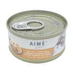 AIME AIME Kitchen 貓罐頭 無穀物營養貓罐 啖啖肉補水系列 鮮雞肉濃湯配方 85g 85g  正面圖