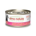 Almo Almo Nature Jelly HFC 貓罐頭 天然系列 三文魚+雞肉 70g 70g  正面圖
