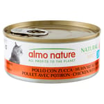 Almo Almo Nature HFC 貓罐頭 天然系列 雞肉+南瓜 150g 150g  正面圖
