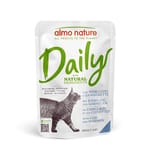 Almo Almo Nature Daily 貓濕糧 鱈魚+鮮蝦 70g 70g  正面圖