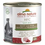 Almo Almo Nature 狗罐頭 HFC Natural 牛肉+火腿 290g 290g  正面圖