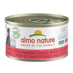 Almo Almo Nature 狗罐頭 HFC Complete 雞肉蕃茄羅勒配方 95g 95g  正面圖