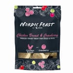 Nordic Nordic Feast 凍乾貓狗小食 雞胸+小紅莓 58g 58g  正面圖