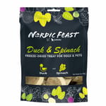 Nordic Nordic Feast 凍乾貓狗小食 鴨肉+菠菜 58g 58g  正面圖
