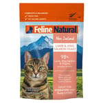 Feline Feline Natural 貓軟包 羊肉三文魚配方 85g 85g  正面圖