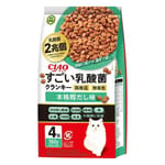 CIAO CIAO 貓糧 日本2兆個乳酸菌 本格鰹魚湯味 190g 4袋入 190g  正面圖