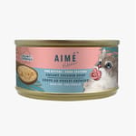 AIME AIME Kitchen 貓罐頭 無穀物均衡貓罐 殿堂主食系列 幼貓專用 忌廉雞湯 75g 75g  正面圖