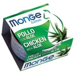 Monge Monge 貓罐頭 清新鮮果系列 幼貓配方 雞肉蘆薈 80g 80g  正面圖