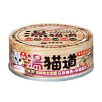 湯貓道 湯貓道 貓罐頭 主食罐 鮪魚+雞肉 82g 82g  正面圖