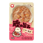 日本HELL'S 日本HELL'S KITCHEN 朝市場 鰹旨味 貓濕糧 鰹魚+蝦 60g 60g  正面圖
