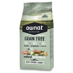 ownat ownat 狗糧 成年犬糧 放牧雞肉與火雞 大顆粒 12kg 12kg  正面圖