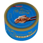 日清 日清 貓罐頭 懷石絕品 白肉吞拿魚+白飯魚 80g 80g  正面圖
