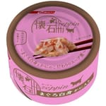 日清 日清 貓罐頭 懷石絕品 白肉吞拿魚+蟹柳棒 80g 80g  正面圖