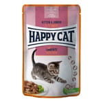 Happy Happy Cat 貓濕糧 初生及幼貓配方 鴨肉 85g 85g  正面圖