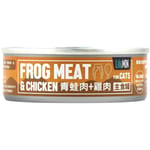 怪獸部落 怪獸部落 野味貓主食罐 青蛙雞肉 82g 82g  正面圖