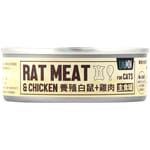怪獸部落 怪獸部落 野味貓主食罐 白鼠雞肉 82g 82g  正面圖