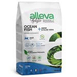 alleva alleva 草本呵護完整配方貓乾糧 成貓 海魚 1.5kg 5kg  正面圖