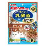 CIAO CIAO 貓糧 日本Crunky 3000億個乳酸菌 超小粒 雞肉味 12g 6袋入 12g  正面圖
