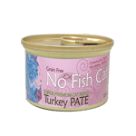 No No Fish Cat不吃魚的貓 貓罐頭 主食罐 火雞肉醬 85g 85g  正面圖
