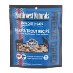 Northwest Northwest Naturals 無穀物凍乾脫水貓糧 牛肉+鱒魚 11oz 311g 11oz  正面圖