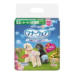 Unicharm Unicharm ⺟⽝⽤禮儀褲-SS-碼 2.5-4kg 20-30cm 38片 4kg  正面圖