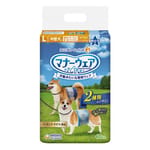 Unicharm Unicharm 公⽝⽤禮儀褲-L-碼 7-10kg 45-50cm 40片 10kg  正面圖
