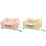 TOUCHCAT TOUCHCAT 奶茶色系列貓窩 80x60x22cm 正面圖