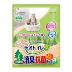 Unicharm Unicharm 消臭松⽊貓砂 4L 4L  正面圖