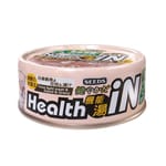 SEEDS SEEDS 貓罐頭 Health iN機能鮪⿂湯罐 ⽩身鮪⿂+花枝+維他命B群 80g 80g  正面圖