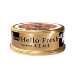 SEEDS SEEDS 貓罐頭 Hello Fresh好鮮燉湯 清蒸鯖⿂ 50g 50g  正面圖