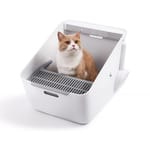 PETKIT PETKIT Pura Cat感應式自動貓砂盆 自動除臭貓廁所 白色   正面圖