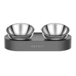 PETKIT PETKIT Nano Metal不鏽鋼可調⾓度貓碗 雙碗   正面圖