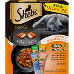 Sheba Sheba Duo Plus 貓零食 日本貓貓夾心酥 去毛球護理配方 20g 10袋入 20g  正面圖