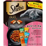 Sheba Sheba Duo 貓零食 日本貓貓夾心酥 精選奢華海鮮味 20g 10袋入 20g  正面圖