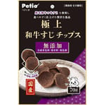 Petio Petio 日本產 狗零食 極上風乾 黑毛和牛筋片 70g 70g  正面圖