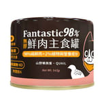 汪喵星球 汪喵星球 貓罐頭 DogCatStar 貓用98% 鮮肉無膠主食罐 山野鵪鶉 165g 165g 貓用 正面圖