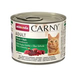 Animonda Animonda Carny 無穀物成貓主食罐 牛+鹿+越橘 200g 200g  正面圖