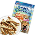 每日潔 每日潔 雙色螺旋保健潔牙骨 袋裝 皮膚養護 羊肉+雞肉 300g 300g  正面圖